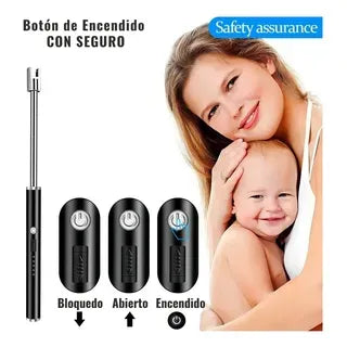 Encendedor Eléctrico Recargable para Cocina