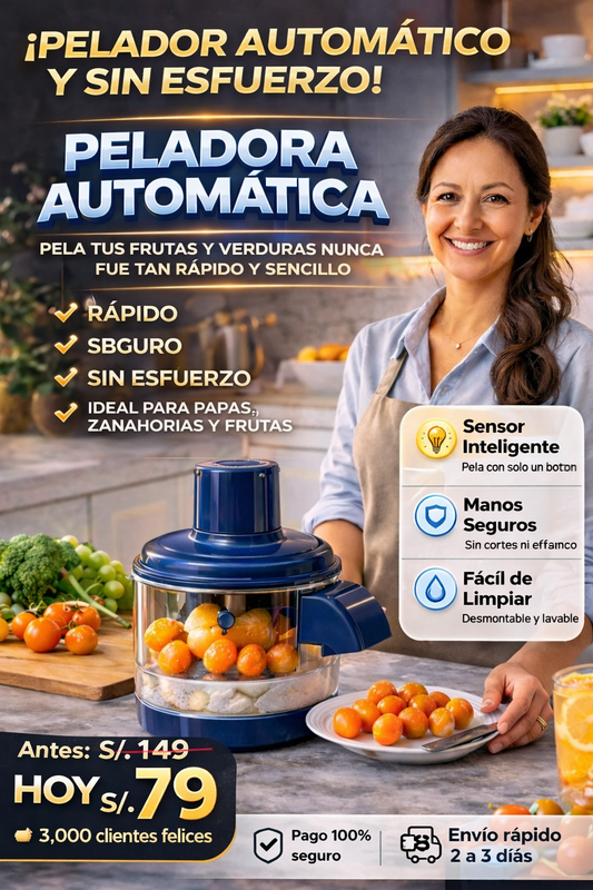 Peladora Automática SmartChef  🧑🏼‍🍳